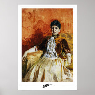 Poster Anders Zorn Zedign Cartaz de Arte #89