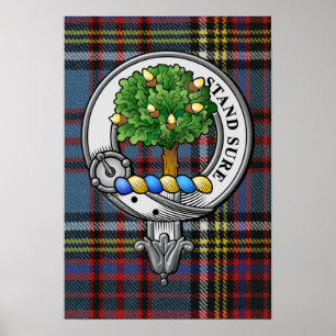 Poster Anderson Crest e Tartan