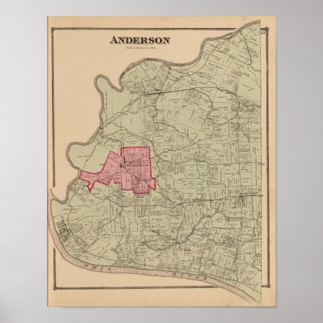 Poster Anderson, Ohio (Frente)