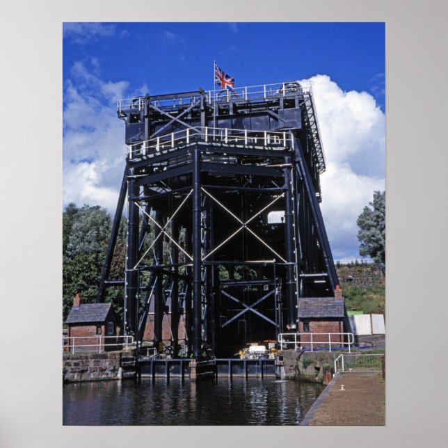 Poster Anderton Lift Cheshire England (Frente)