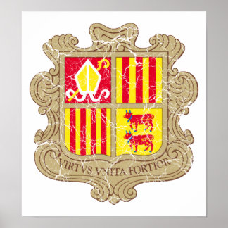 Poster Andorra Casaco De Armas