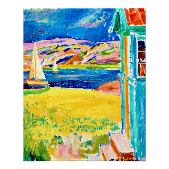 Póster Andreasson - Cena de Bohuslan (Suecia) (Frente)