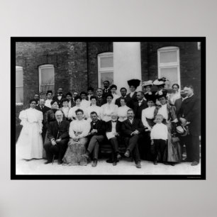 Póster Andrew Carnegie no instituto 1906 de Tuskegee
