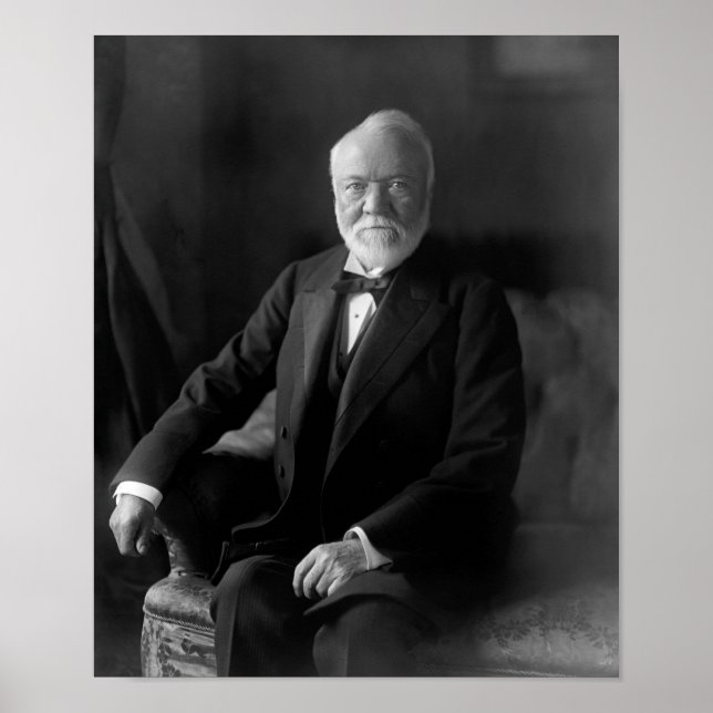 Poster Andrew Carnegie Portrait - 1905 (Frente)