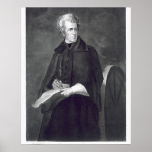 Póster Andrew Jackson, 7a Presidente dos Estados Unidos