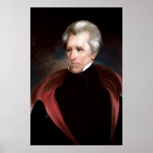 Poster ANDREW JACKSON que pinta por Ralph E.W. Conde