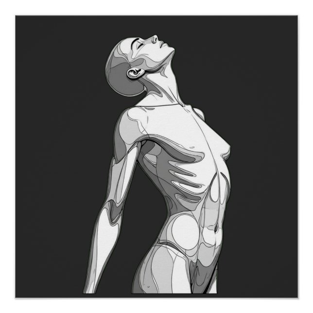 Póster Android Anatomy - High-Definition Glossy Art Poste (Frente)