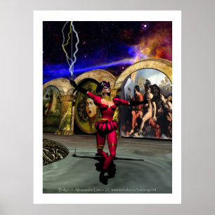 Póster ANDROID BALÉ, Ficção científica