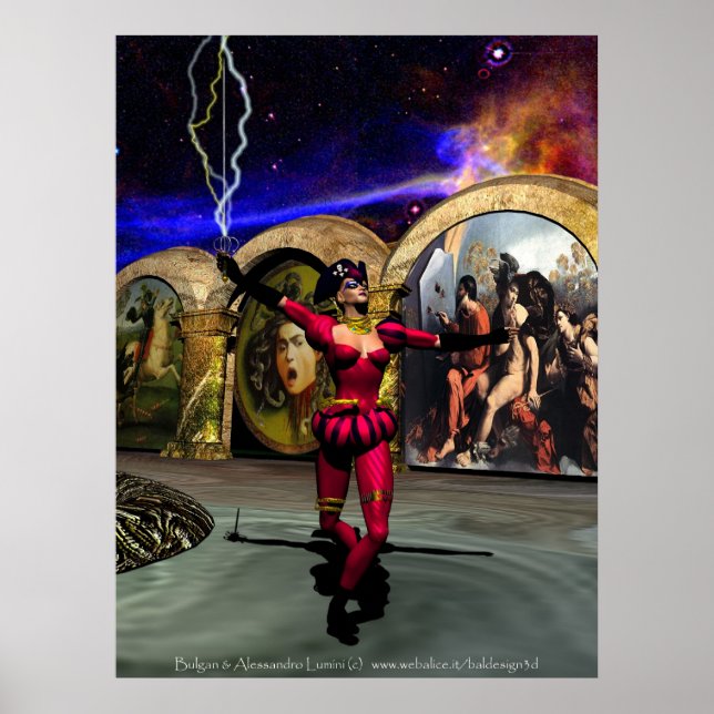 Póster ANDROID BALÉ, Ficção científica (Frente)