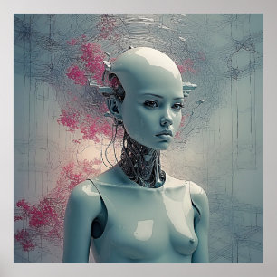 Poster Androide Paranoico - Arte Surreal Dinâmica