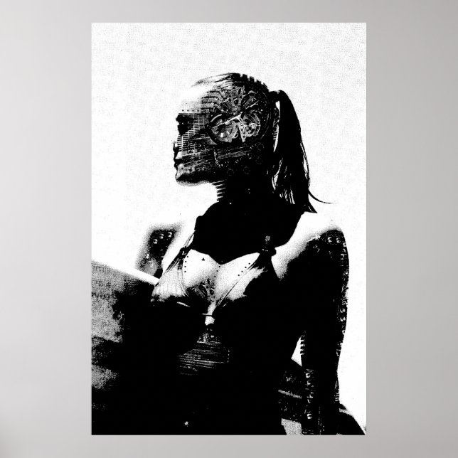 Póster Androides Sonham com Surf? (Frente)