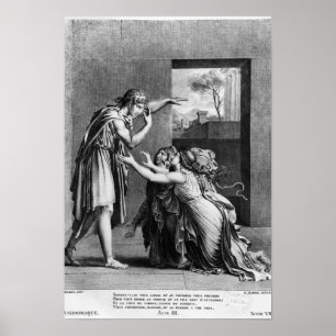 Poster Andromache nos pés de Pyrrhus