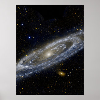 Poster Andromeda galáxia Via Látea cosmos universo