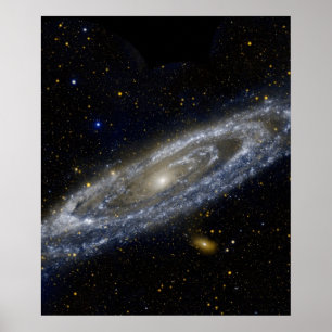 Poster Andromeda galaxy milky way cosmos universe