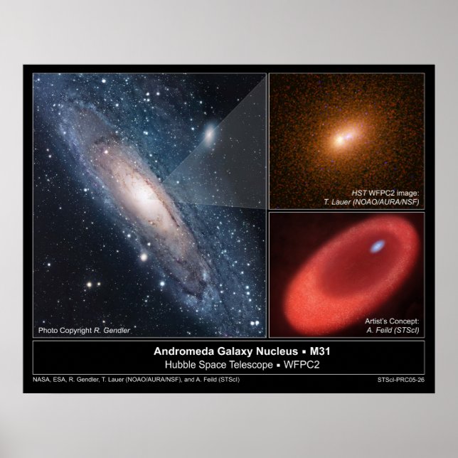 Poster AndromedaGalaxyNúcleo-M31-2005-26 (Frente)