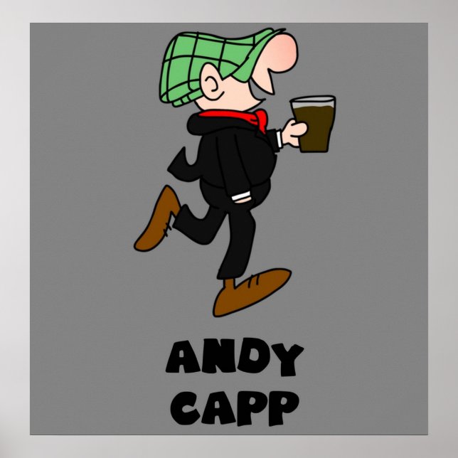 Poster andy capp britânico english retro vintage (Frente)
