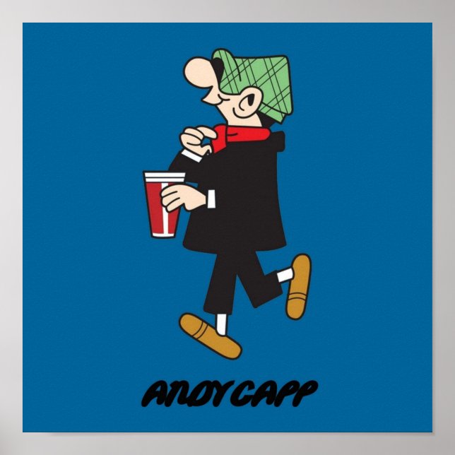 Poster andy capp uk england retro (Frente)