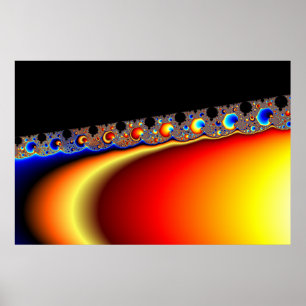 Póster Anéis de Fractasian - Fractal