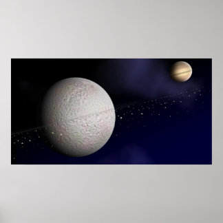 Poster Anéis de Rhea