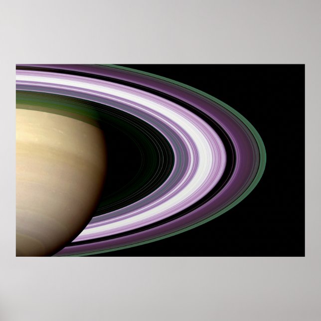 Póster Anéis de Saturno (Frente)