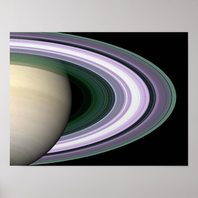 Poster Anéis de Saturno (Frente)