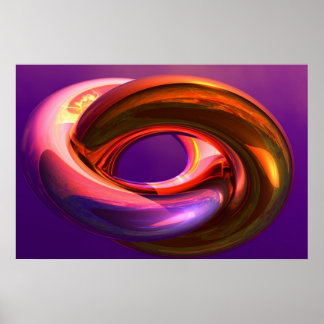 Póster aneis em várias cores, roxo