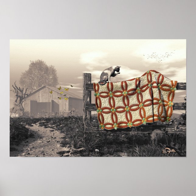 Póster Anel de Casamento Duplo (Frente)