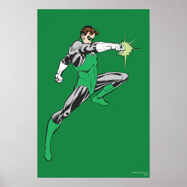 Póster Anel de Ponta Verde Lanterna (Frente)