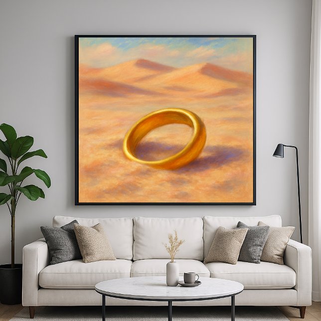 Poster Anel Perdido - Estilo de Pintura Pastel (Criador carregado)