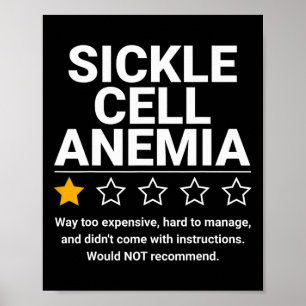 Poster Anemia das Células Falsiformes Uma Sensibilização