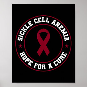 Poster Anemia de Células Falsiformes Células Guerreiro Ce