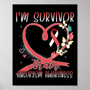 Poster Aneurisma cerebral Consciência Eu sou Fita do Cora