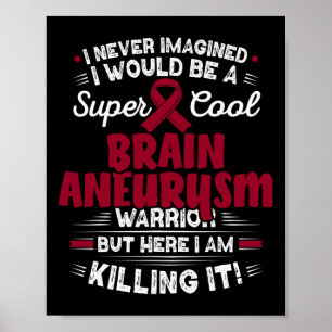 Poster Aneurismo cerebral Guerreiro Cérebro Sensibilizaçã