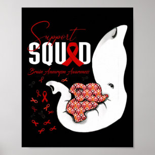 Poster Aneurysm Awarness Support Squad Elephant