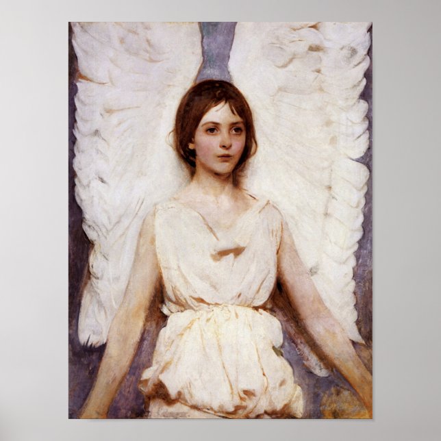 Póster Angel, Abbott Handerson Thayer, Bela Arte (Frente)