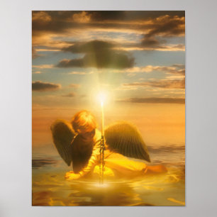 Poster Angel Boy iluminou o mundo