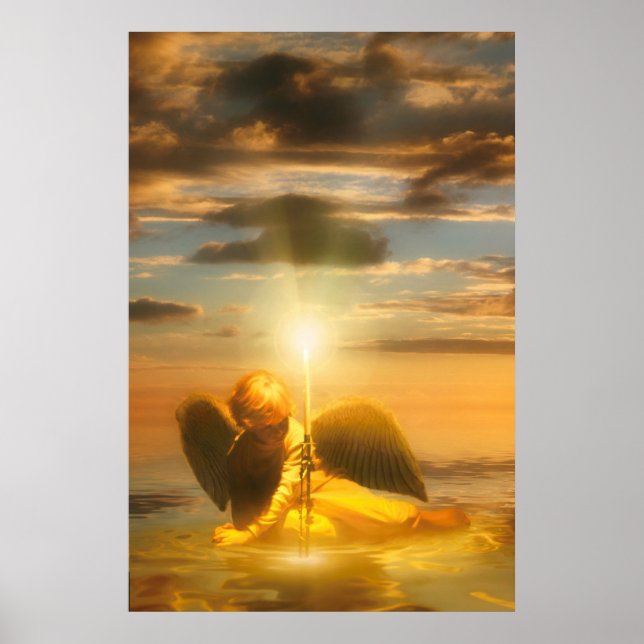 Poster Angel Child ILUMINA O MUNDO (Frente)