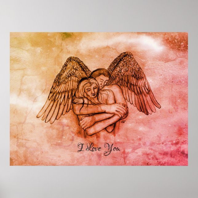 Poster Angel Eros no Amor, eu te amo (Frente)