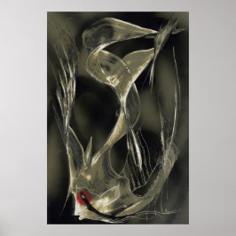 Poster Angel Fish Abstrato