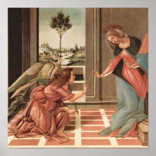 Poster Angel Gabriel E Mary
