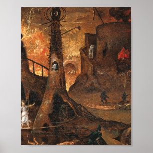 Poster Angel Levando Uma Alma Ao Inferno Por Hieronymus B