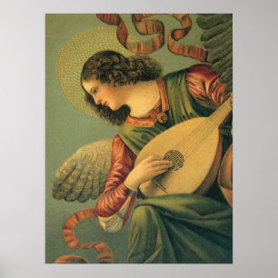 Póster Angel Musiciano, Melozzo da Forli, Arte Renascenti