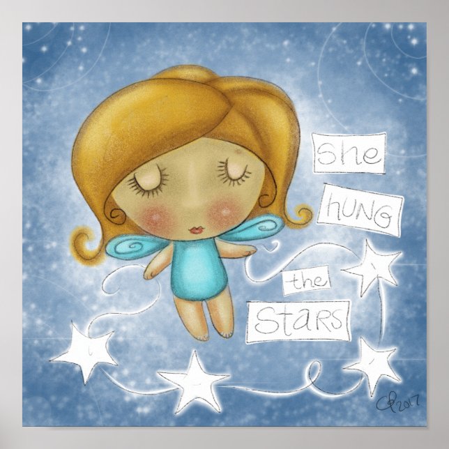 Póster Angel Pega as estrelas (Frente)