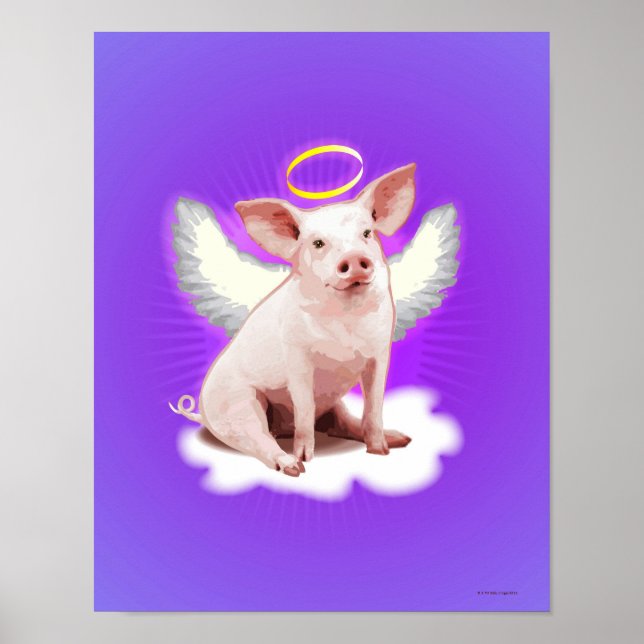 Póster Angel Pig (Frente)