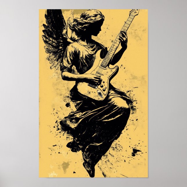 Poster Angel Rockstar (Frente)