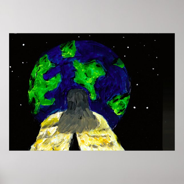 Poster Angel watching over me  (Semi-Gloss) print (Frente)