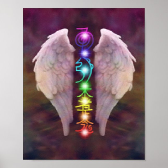 Poster Angel Wings Chakra (Frente)