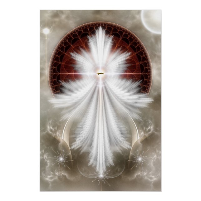 Póster Angel Wings Snowflake RL Perfect Poster (Frente)