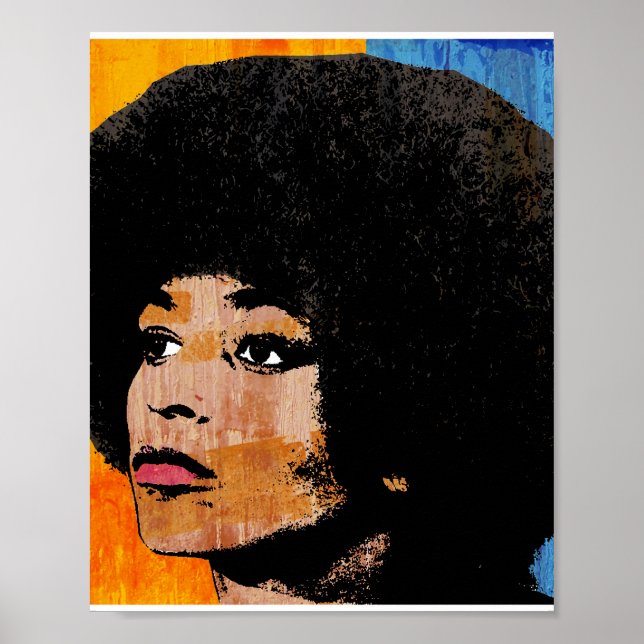 POSTER ANGELA DAVIS (COR) (Frente)