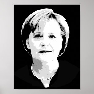 Póster Angela Merkel